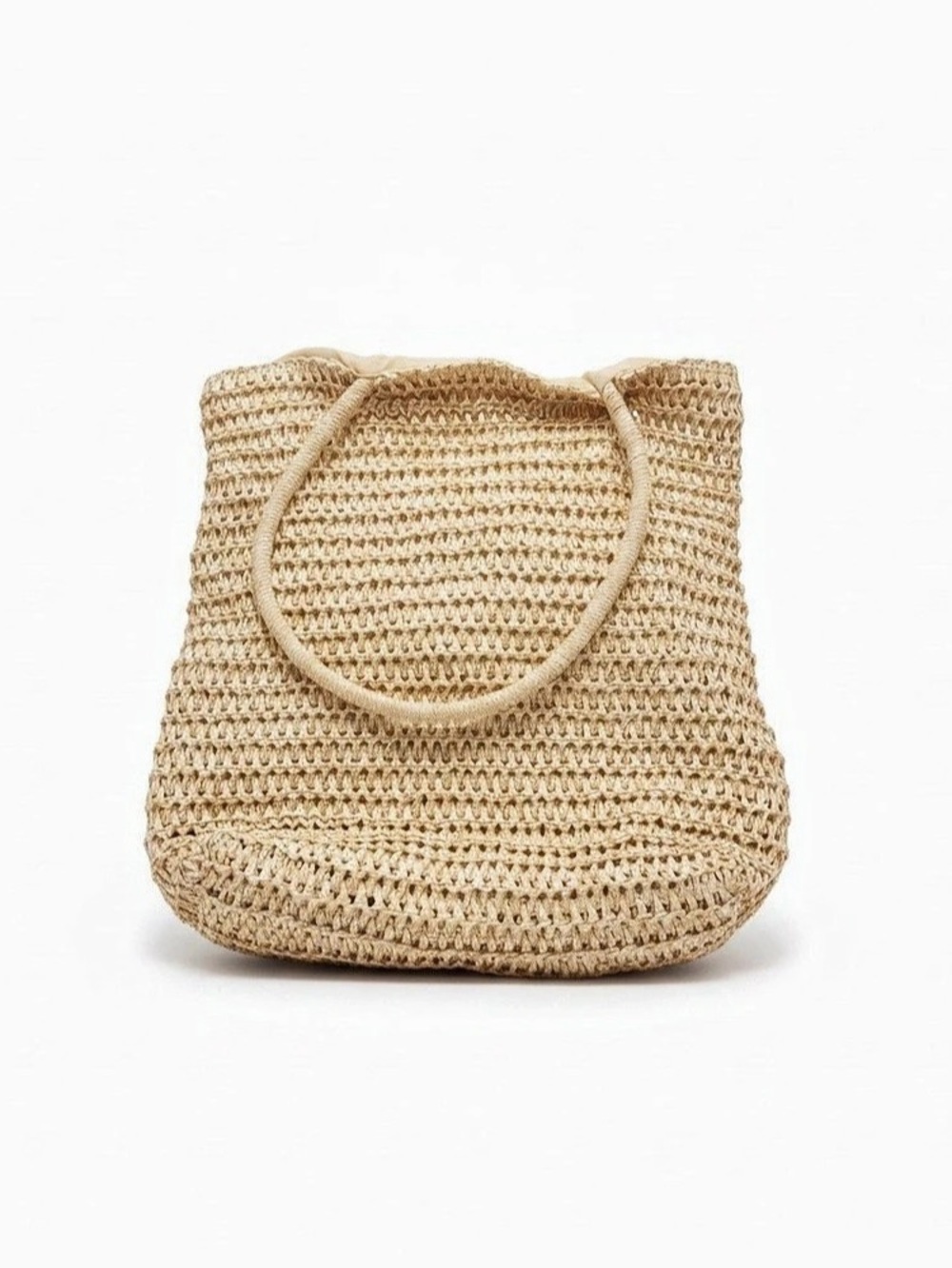 Woven Tote in Brown